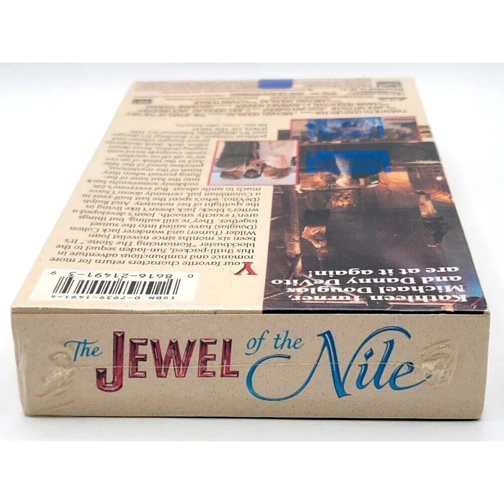 JEWEL OF THE NILE SEALED VHS MOVIE WATERMARK FOX MICHAEL DOUGLAS DANNY‎ DEVITO